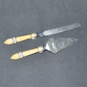 Things Remembered Cake Serving, Cutting Knife Wedding Set
